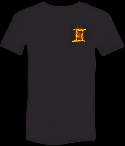 "Blazing Mirrors" – Gemini’s Fire Reflects Limitless Possibilities T-Shirt!